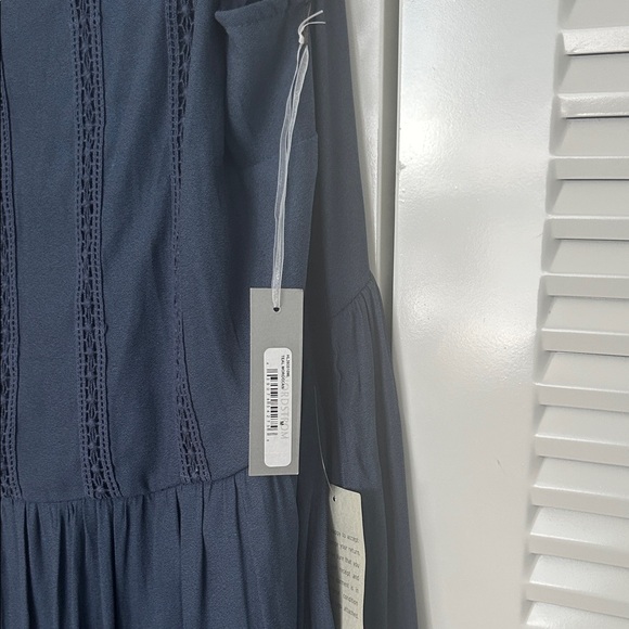 Chelsea28 Navy Ruffle Dress - Picture 4 of 5